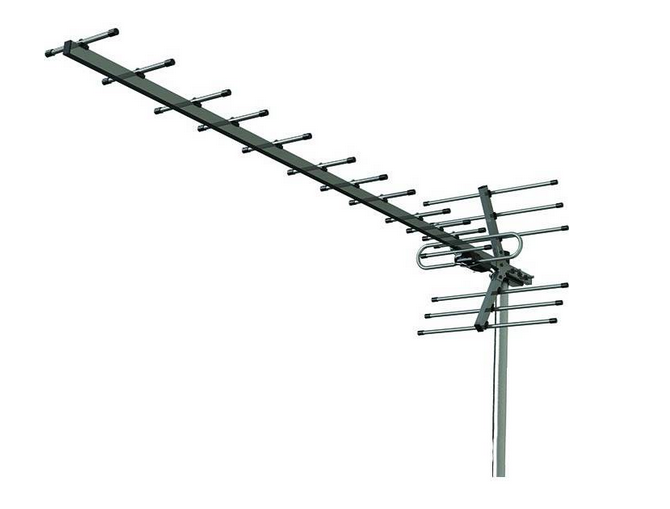 Антенна уличная ТВ  ДМБ LOCUS Меридиан 12AF Turbo, с усилителем 5В