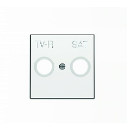 ABB  SKY Альпийский Белый Накладка для TV-R-SAT роз.  /2CLA855010A1101/