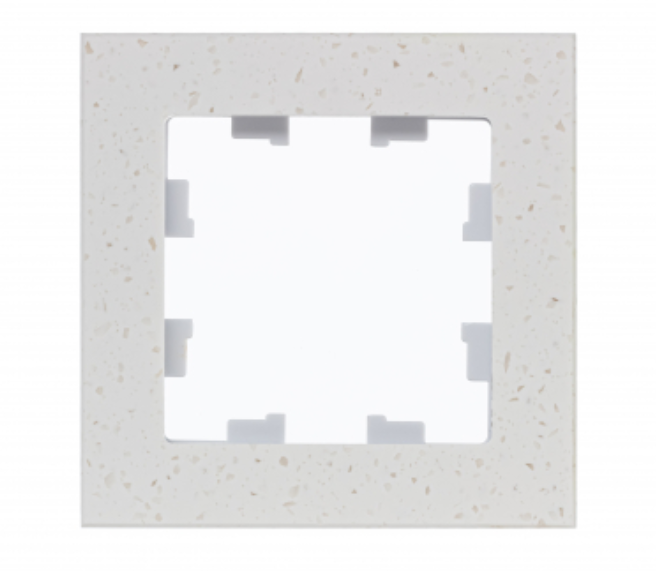 Schneider Electric AtlasDesign NATURE  Мрамор Крем Роял  Рамка 1-местная ATN343101