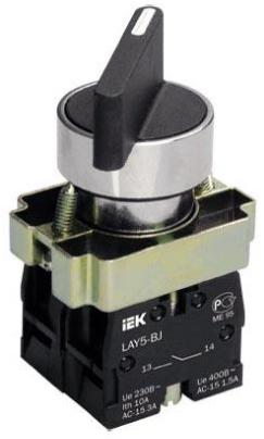 Арматура светосигнальная IEK LAY5-BD33 3 положения "I-0-II" переключатель стандартная  ручка