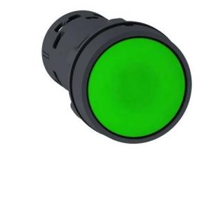 Кнопка XB7NA31 22ММ зеленая  с возвратом 1НО  Schneider Electric