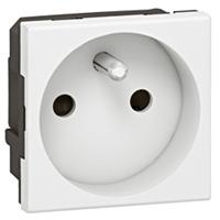 Legrand  Mosaic  Розетка 2К+З французский стандарт без зажимов 077111