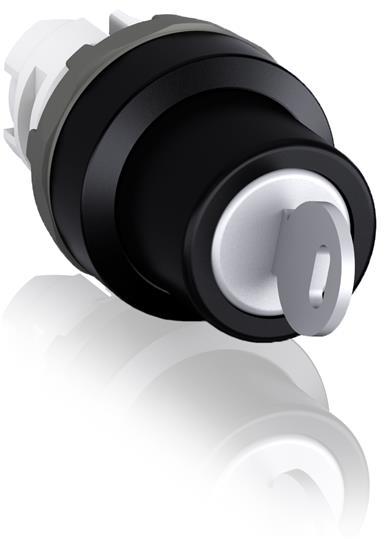 Переключатель M2SSK2-104 с ключом 2-х позиционный (только корпус ) 45# (ключ уникальный 25 вариантов - достается в среднем положении ABB  /1SFA611281R1004/