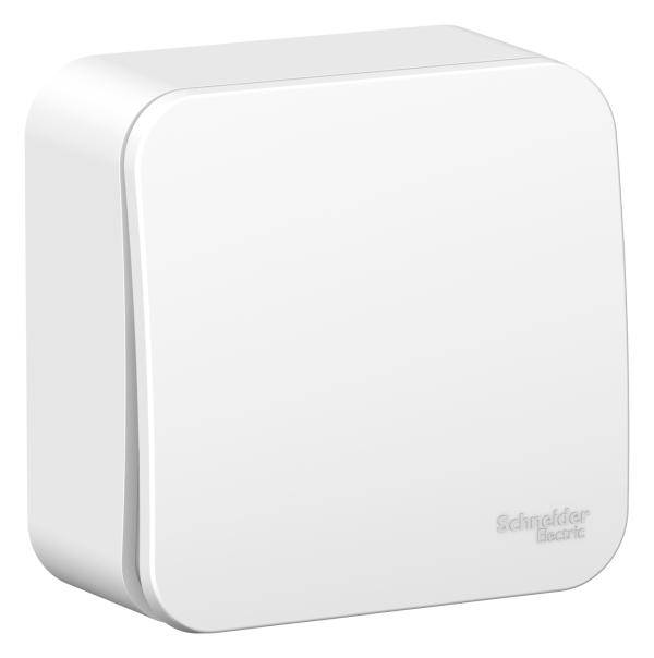 Schneider Electric  BLANCA  Белый  Выключатель 1-клавишный (cхема.1) изолирующая пластина, 6А, 250В, IP20  открытая установка BLNVA061011