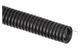 Труба гофрированная ПНД легкая с зондом 25мм черная IEK (25м/уп)