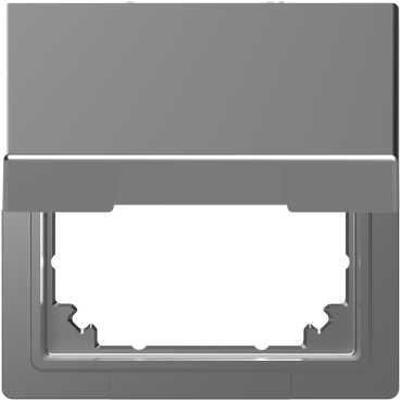 Schneider Electric  MERTEN  D-Life  Нержавеющая Сталь  Адаптер с крышкой для интеграции System M в D-Life MTN4081-6036