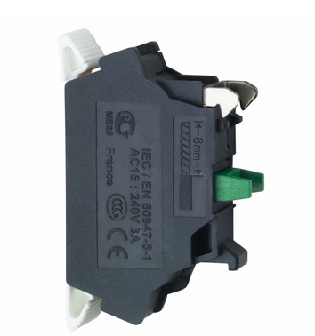 Блок-контакт 1НЗ пружинный зажим Schneider Electric ZBE1025