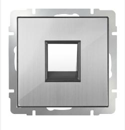 Werkel Гланцевый Никель Накладка для RJ45 и RJ11 WL02-RJ-CP