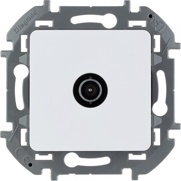 Legrand INSPIRIA Белый Розетка TV оконеч IP20 скрытая установка 673870
