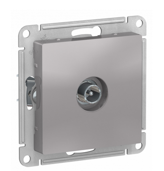 Schneider Electric AtlasDesign Алюминий  Розетка TV проходная 4DB, механизм ATN000392