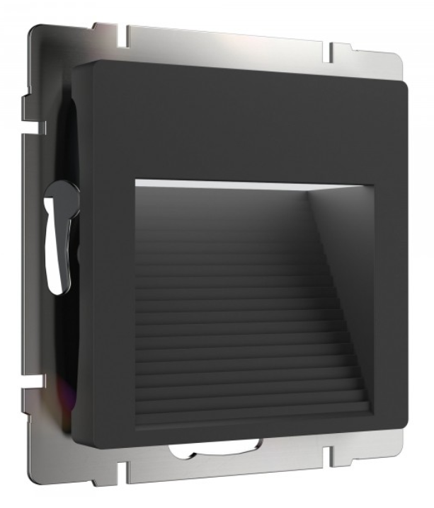 Werkel Черный Встраиваемая LED подсветка WL08-BL-02-LED/   a045383