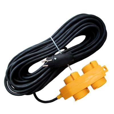 Удлинитель-шнур 4х20м с заземл. 16А IP44 У16-040 КГ 3х1.5 розетки с защ. крышкой UNIVersal 9634132