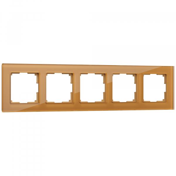 Werkel  Favorit Бронза Рамка 5-местная стекло WL01-Frame-05 a036586
