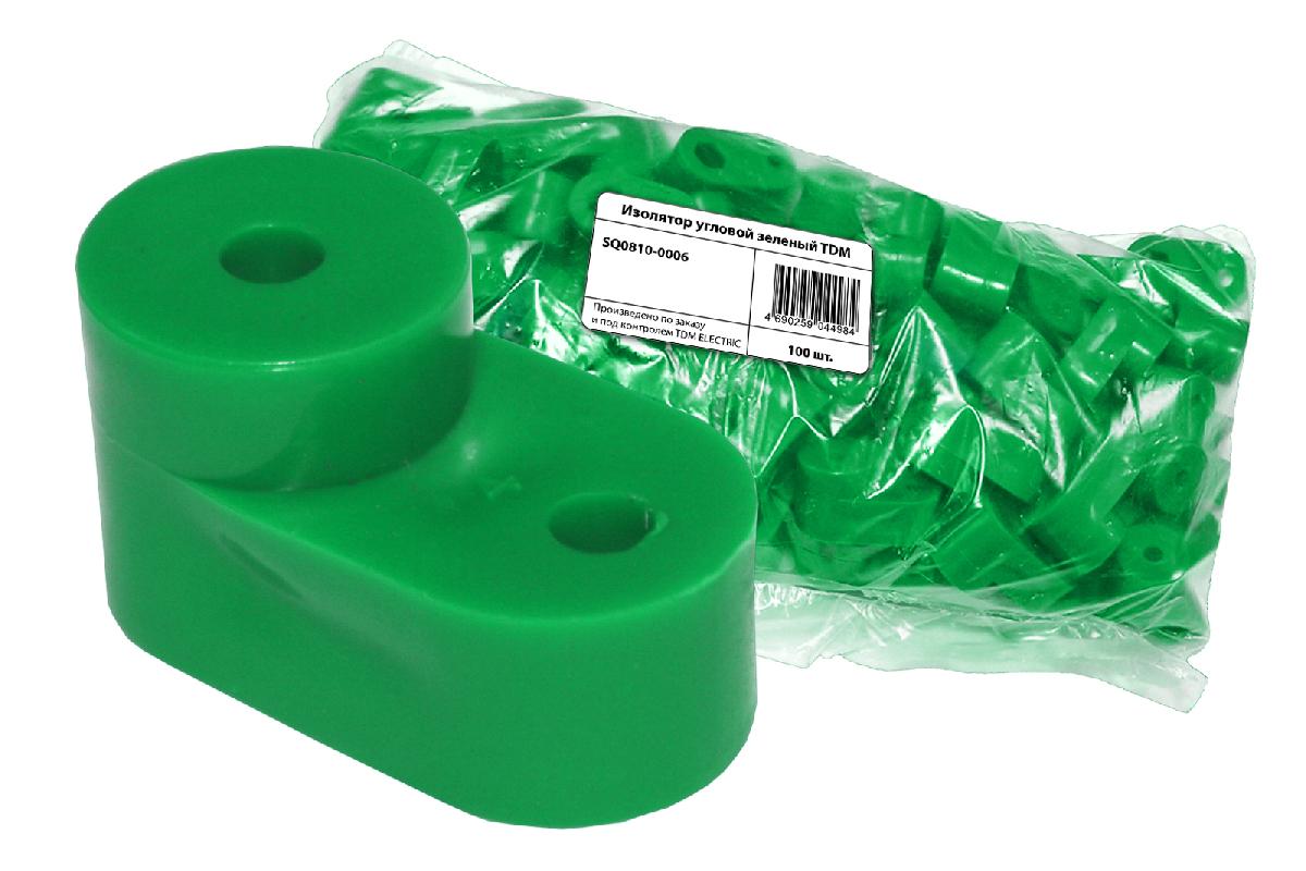 Изолятор угловой зелёный TDM