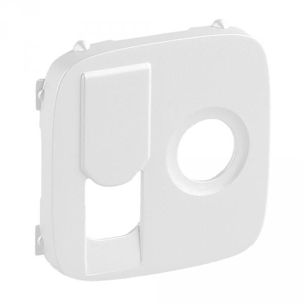 Legrand  Valena  ALLURE Жемчуг Лицевая Панель для розетки TV-RJ45 скрытая установка IP20 /754839
